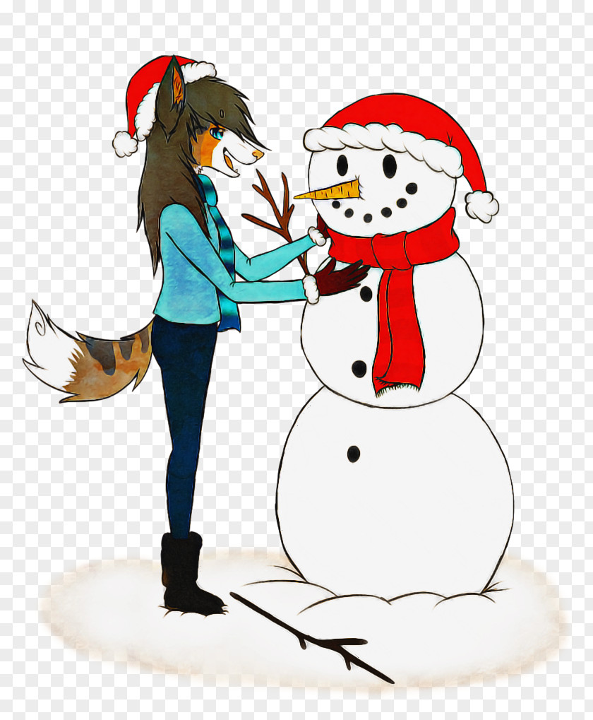 Snowman Cartoon PNG