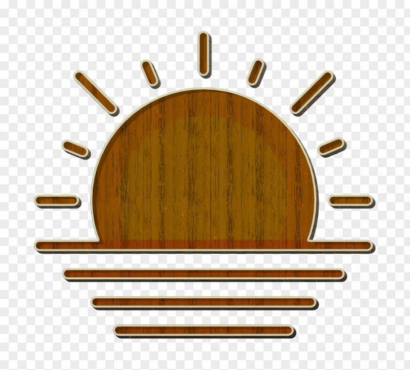 Sunset Icon Weather Set PNG