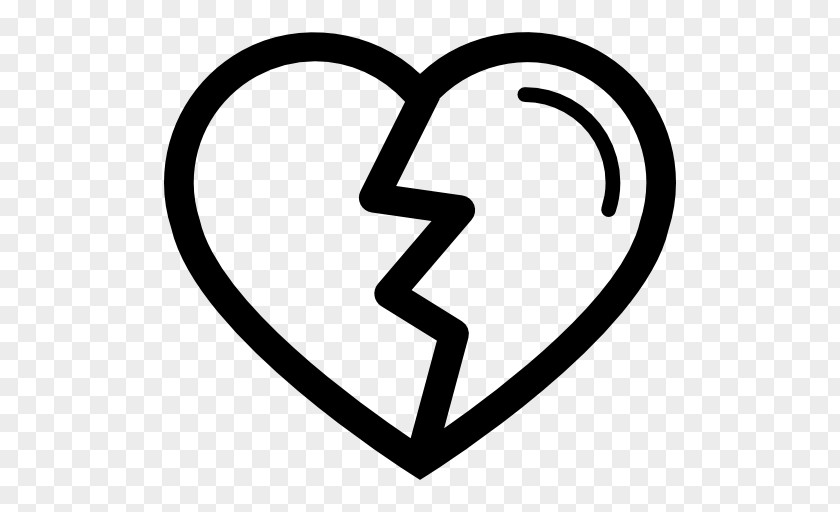 Crack Vector Broken Heart Symbol Shape PNG