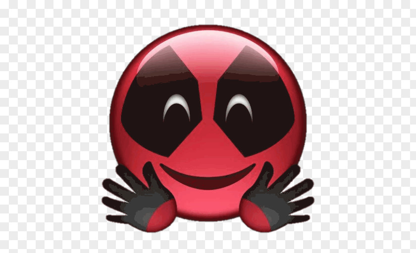 Deadpool Emoji Sticker Comics PNG