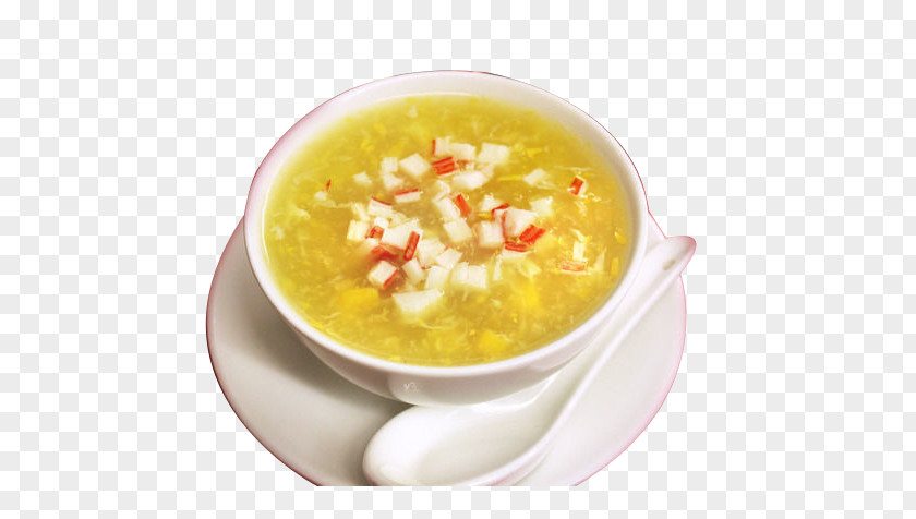 Crab Corn Soup Chowder PNG