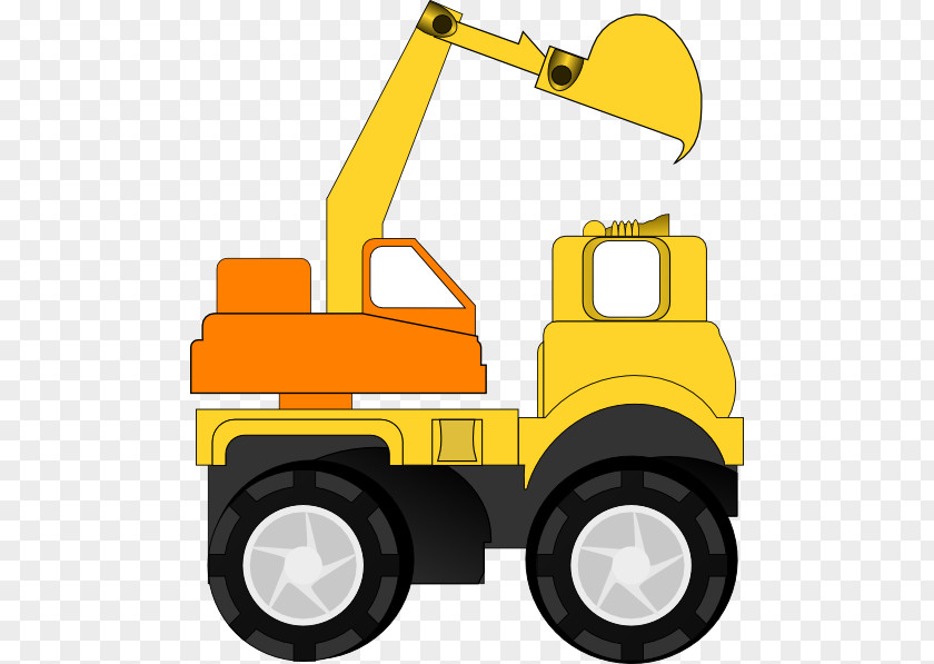 Excavator Caterpillar Inc. Backhoe Heavy Machinery Clip Art PNG
