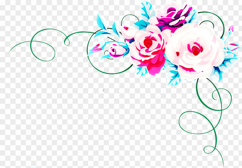 Floral Design Paper Drawing Pin PNG