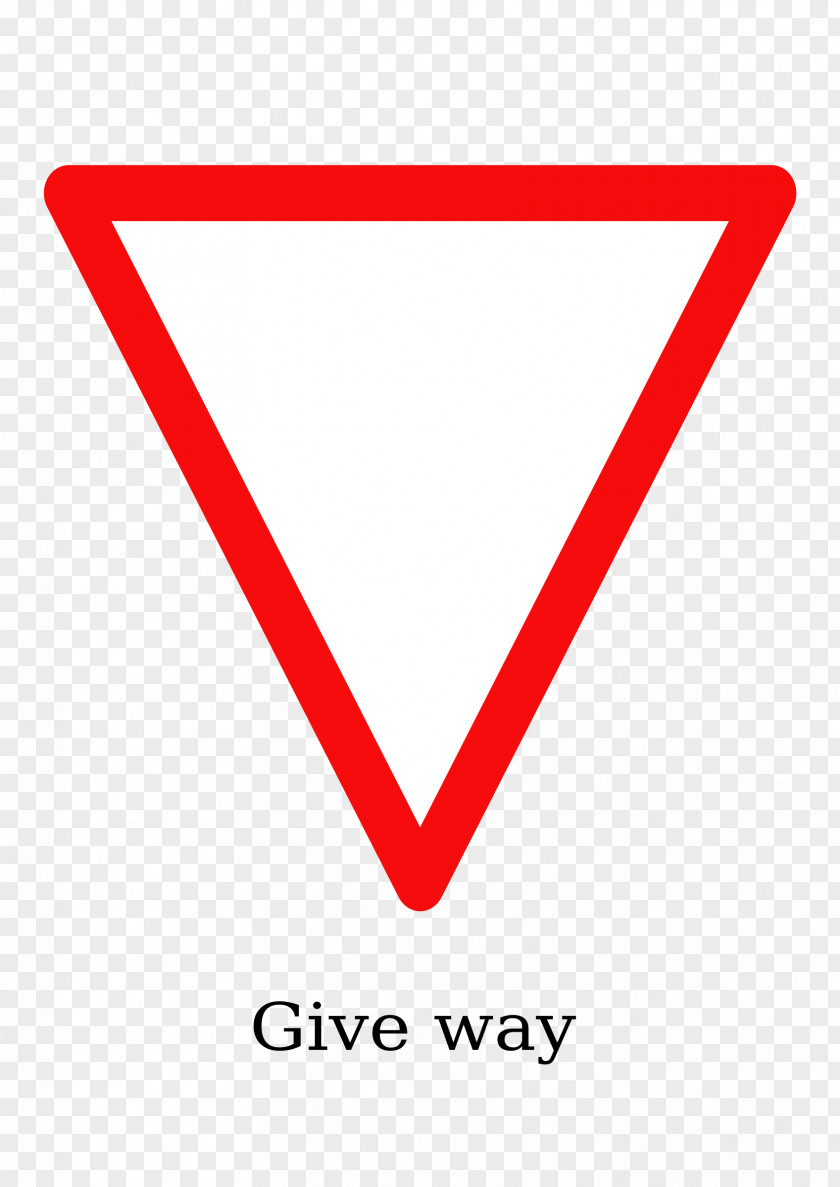 Road Sign Traffic Yield India Clip Art PNG