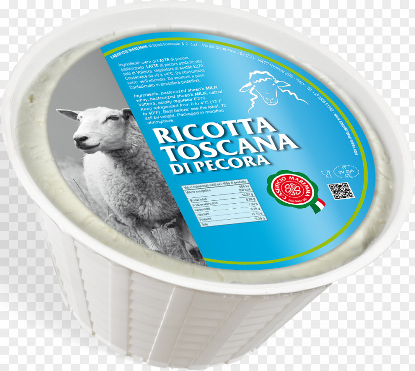 Sheep Dairy Maremma Ricotta Product PNG