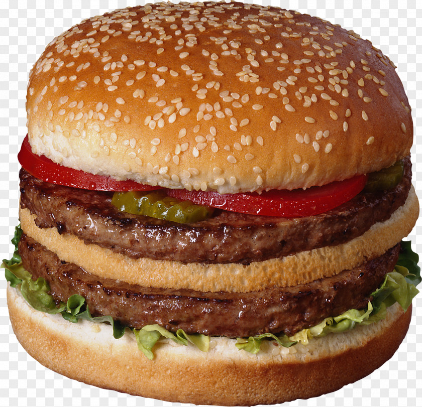Burger And Sandwich Hamburger Fast Food Cheeseburger French Fries PNG