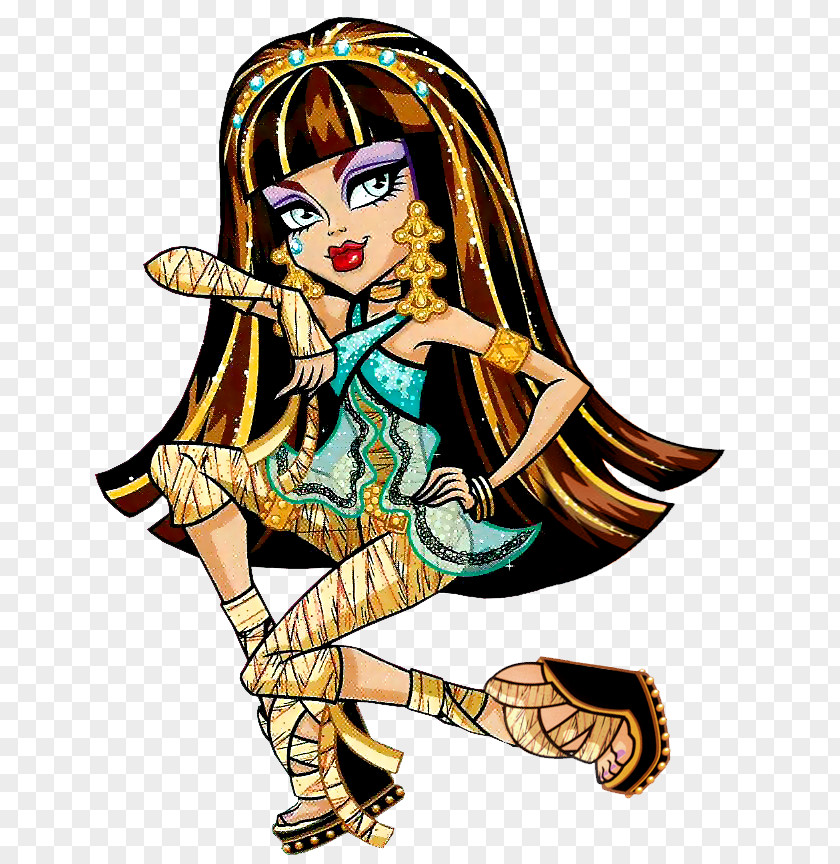Doll Monster High Cleo De Nile Barbie PNG