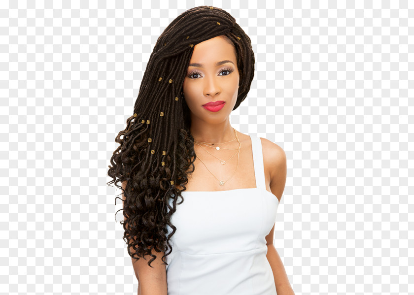 Goddess Beauty Crochet Braids Synthetic Dreads Janet Collection 2X Mambo Locs Straight 20 INCH Braiding Hair PNG