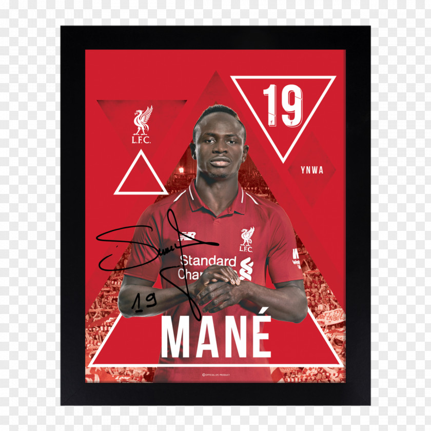 Sadio Mane Liverpool F.C. Football Player T-shirt Souvenir Clothing PNG