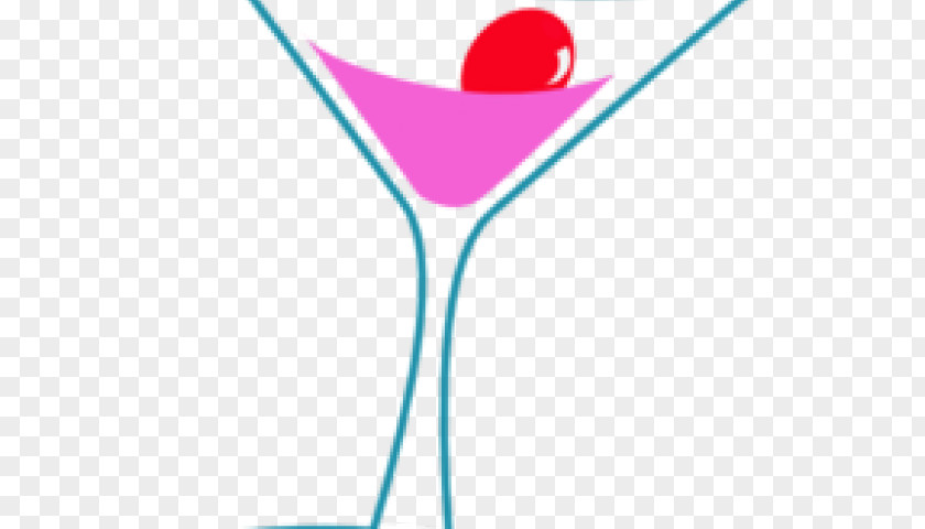 Cocktail Garnish Martini Pink Lady Glass PNG