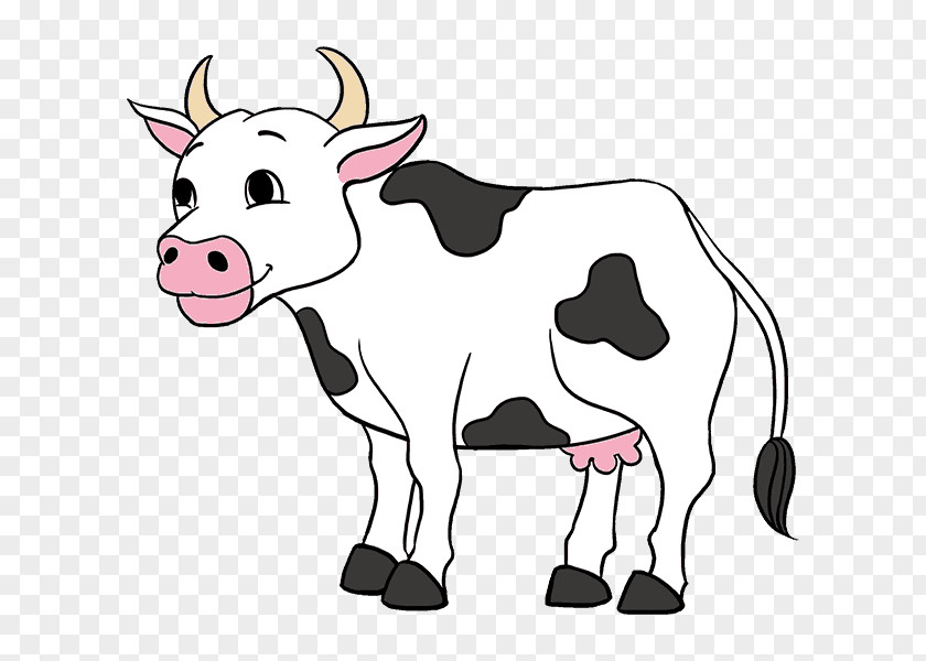 Cows Clipart Texas Longhorn Drawing Cartoon How To Draw And Sketch PNG