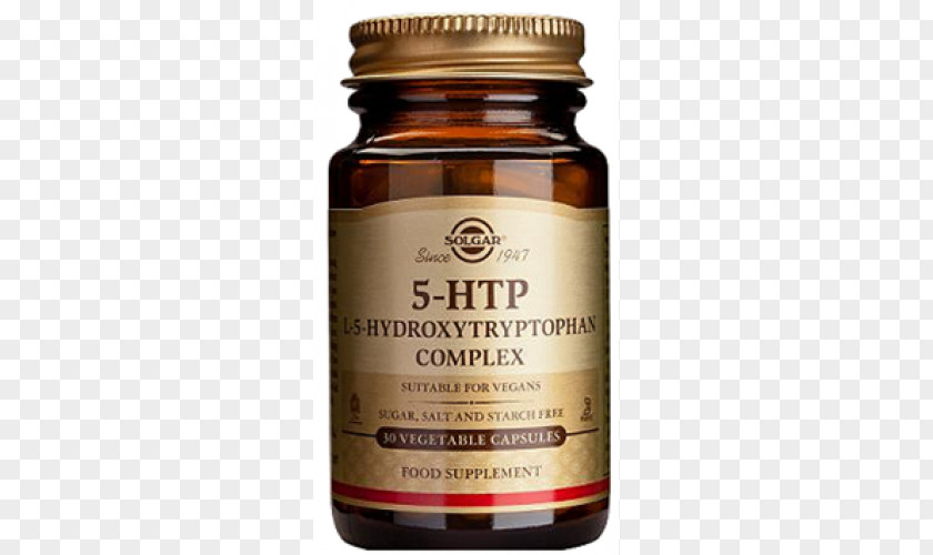 Health Dietary Supplement 5-Hydroxytryptophan Solgar 5-Hidroxitriptofano (5-Htp) 30Cap.veg. 30 Inc. Griffonia Simplicifolia PNG