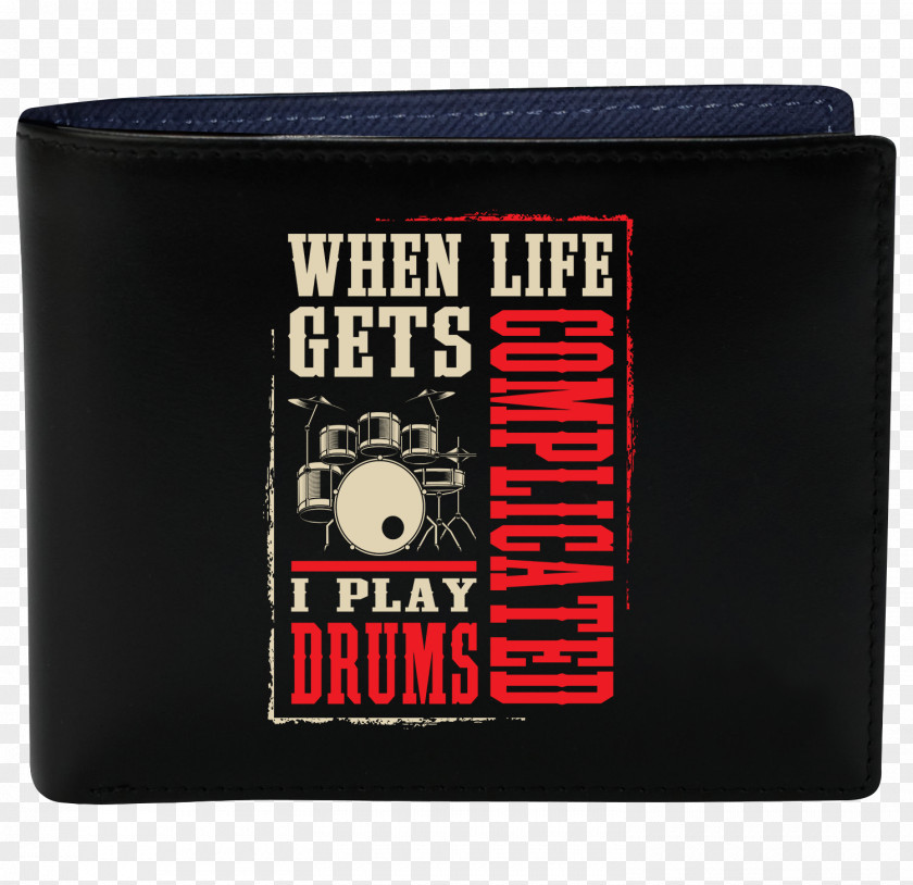 Playing Drums Brand Wallet Font PNG