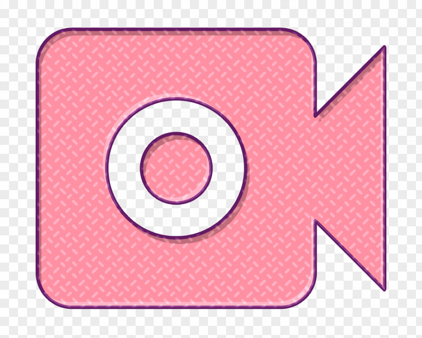 Symbol Pink Camera Icon Video PNG