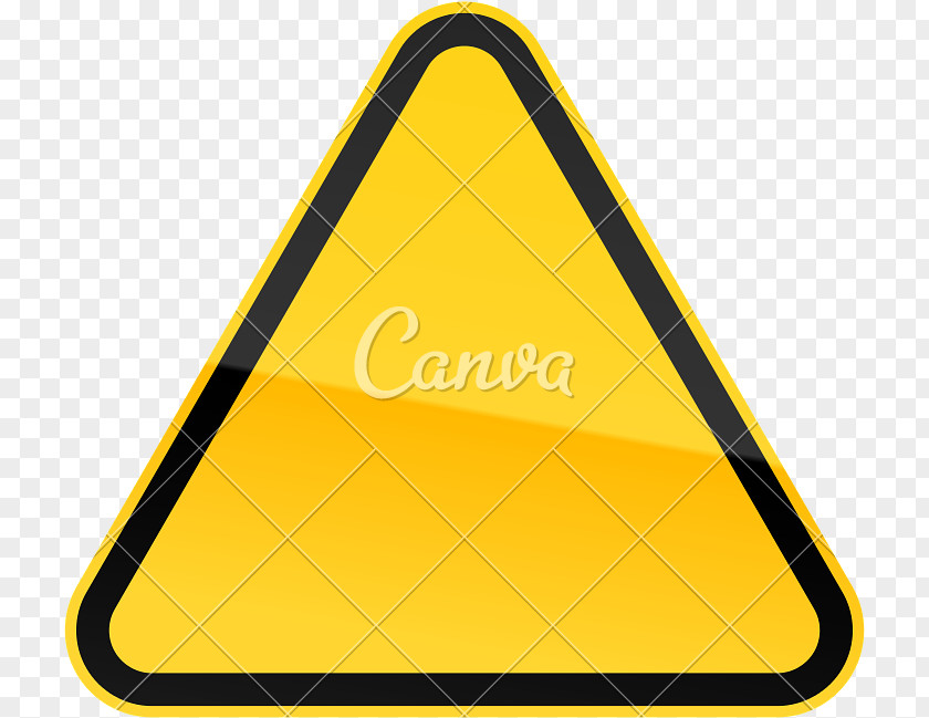 Yellow Aesthetic Clip Art Warning Sign Textile Woven Fabric Lining PNG
