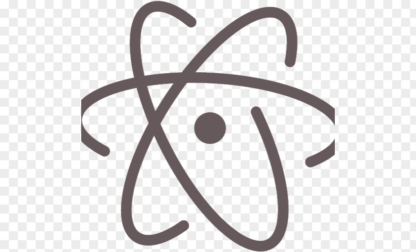 Atomic Whirl Symbol Atom Text Editor Source Code Pinegrow PNG