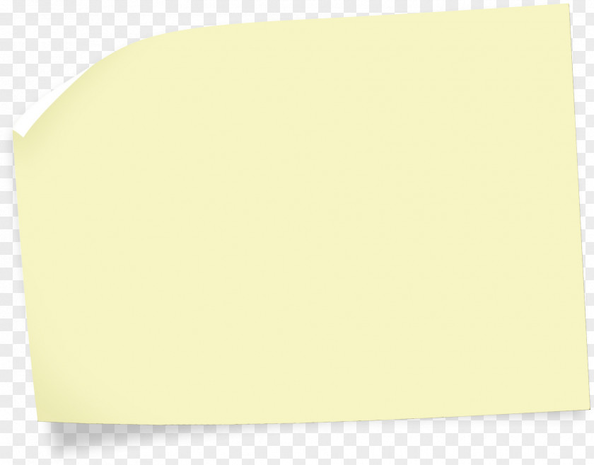 Beige Rectangle Post-it Note PNG