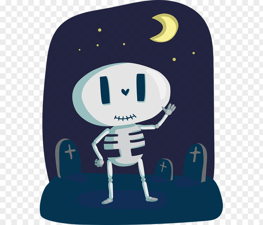 Cartoon Skull Halloween Human Skeleton Symbolism PNG