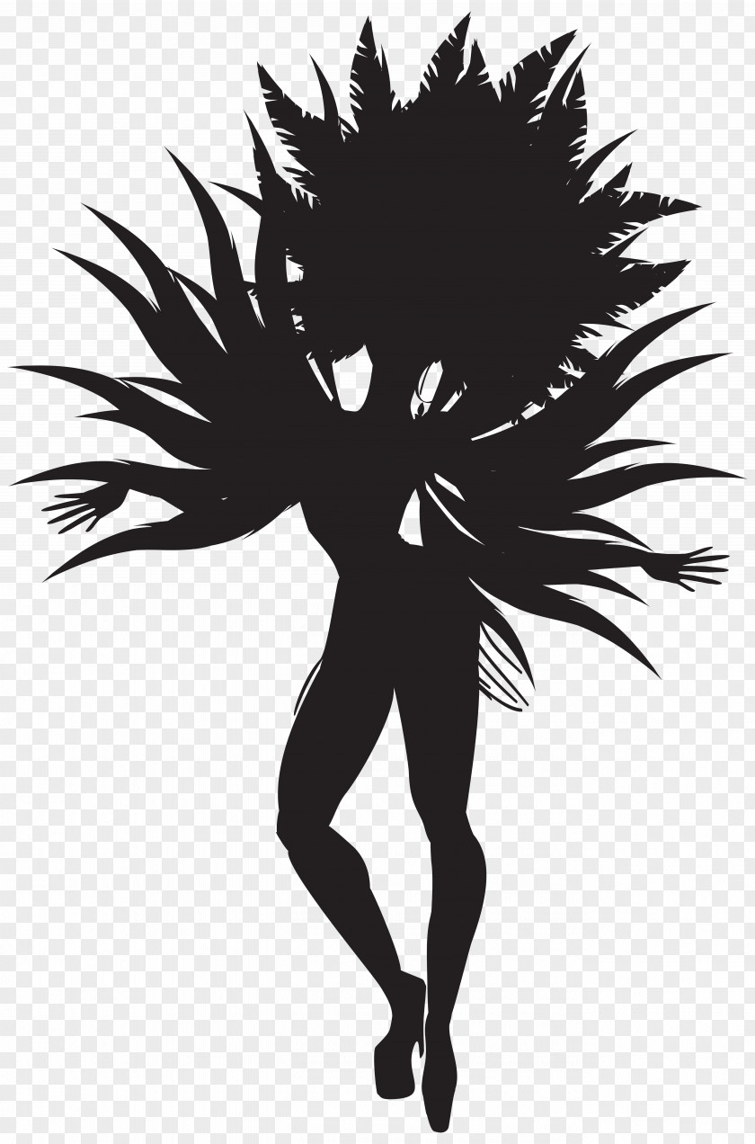 Samba Dancer Silhouette Clip Art Image Brazil Dance PNG