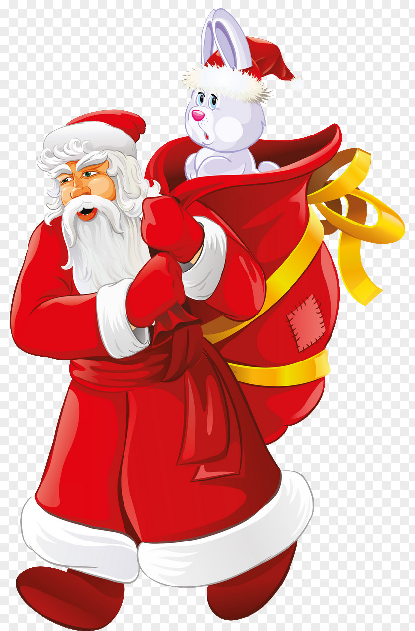 Santa Claus Ded Moroz Snegurochka Christmas Day Vector Graphics PNG
