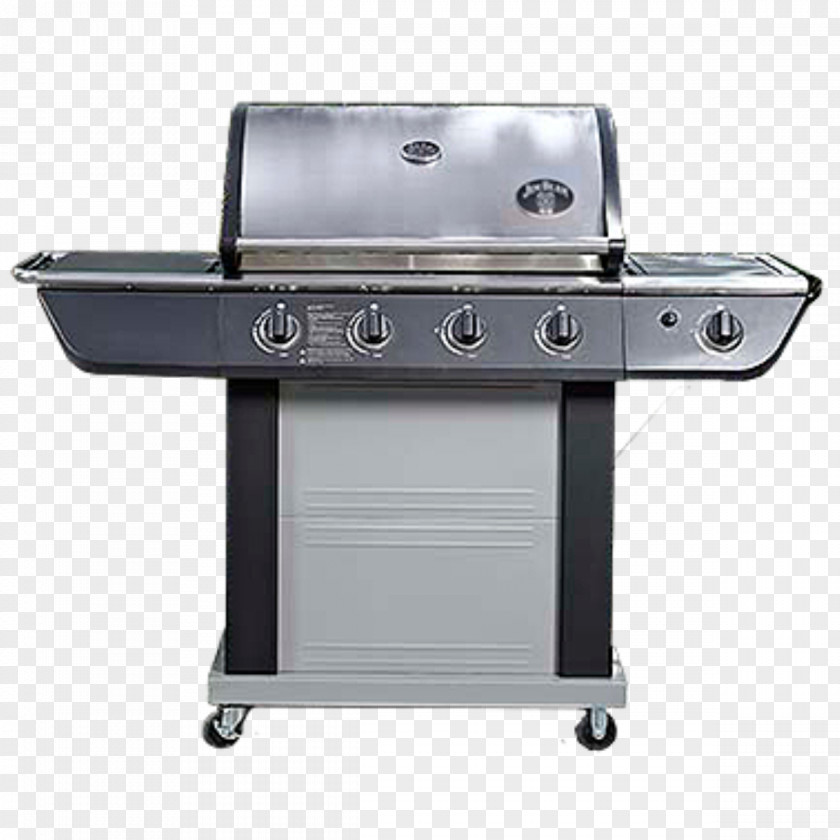 Barbecue Smoking Gas Burner Stainless Steel Grilling PNG