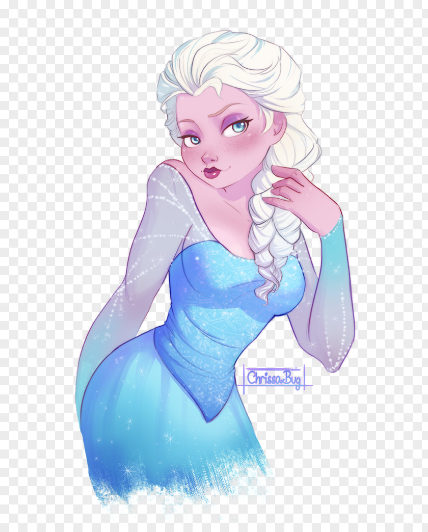 Elsa Snowflake DeviantArt Work Of Art Cartoon PNG