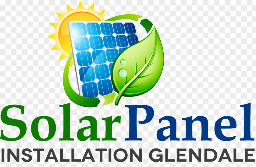 Energy Glendale Solar Panels Power Logo PNG