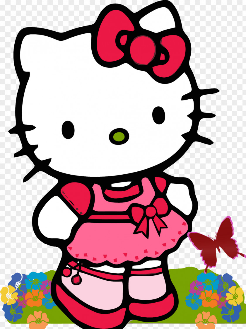 Hello-kitty Ribbon Hello Kitty Character Clip Art PNG