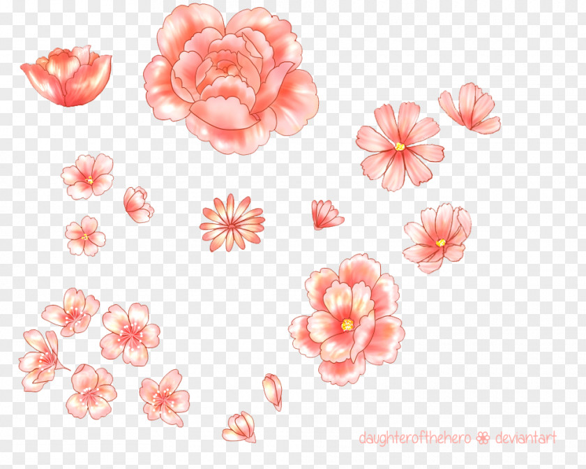 Sakura Tree Flower Floral Design DeviantArt Garden Roses PNG