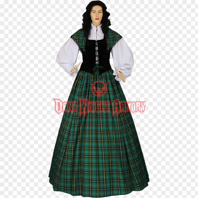 Scottish Plaid Tartan Clothing Kilt Highland Dress Costume PNG