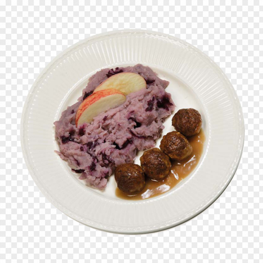 Meat Meatball Dish Outline Of Meals Mashed Potato Stamppot PNG