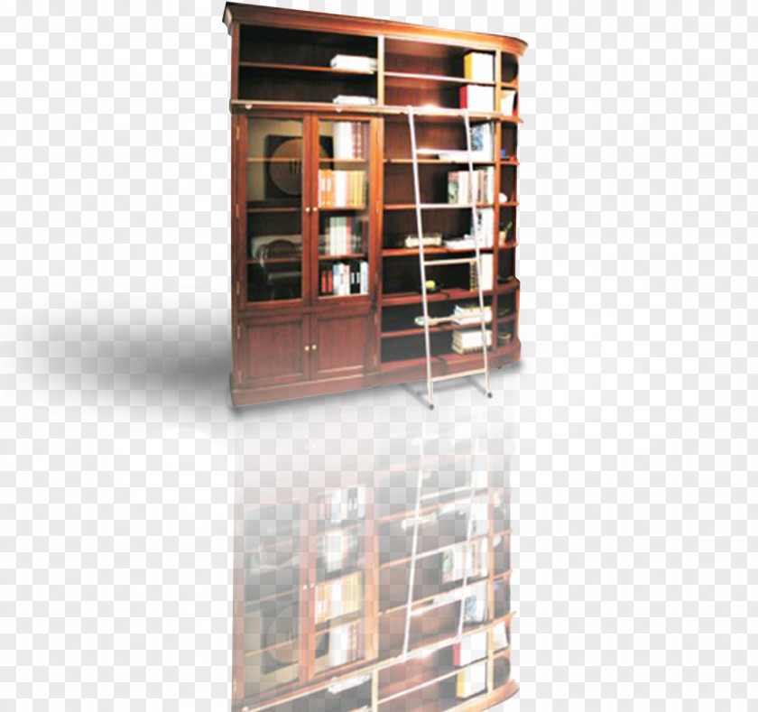 Multi-functional Desk Shelf Bookcase Furniture Living Room Drawer PNG