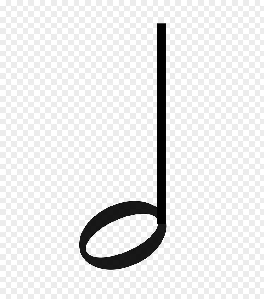 Musical Note Half Quarter Stem Clip Art PNG