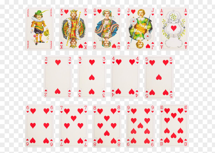 Suit Hearts Playing Card Game Standard 52-card Deck PNG