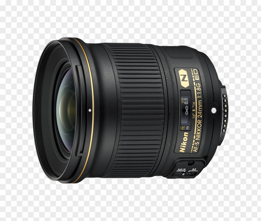 Camera Lens Nikon AF-S DX Nikkor 35mm F/1.8G 24mm ED Wide-angle Photography PNG