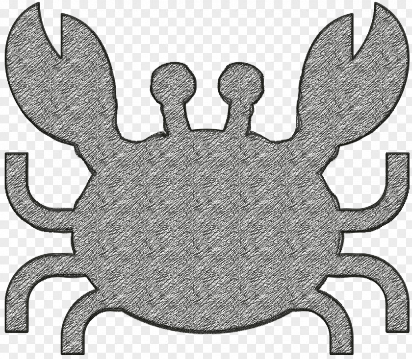 Crab Icon Sea Life Set PNG
