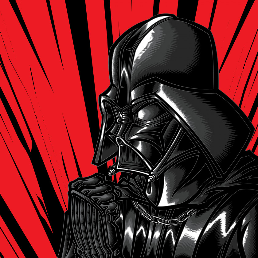 Darth Vader Anakin Skywalker Star Wars Poster Illustrator PNG