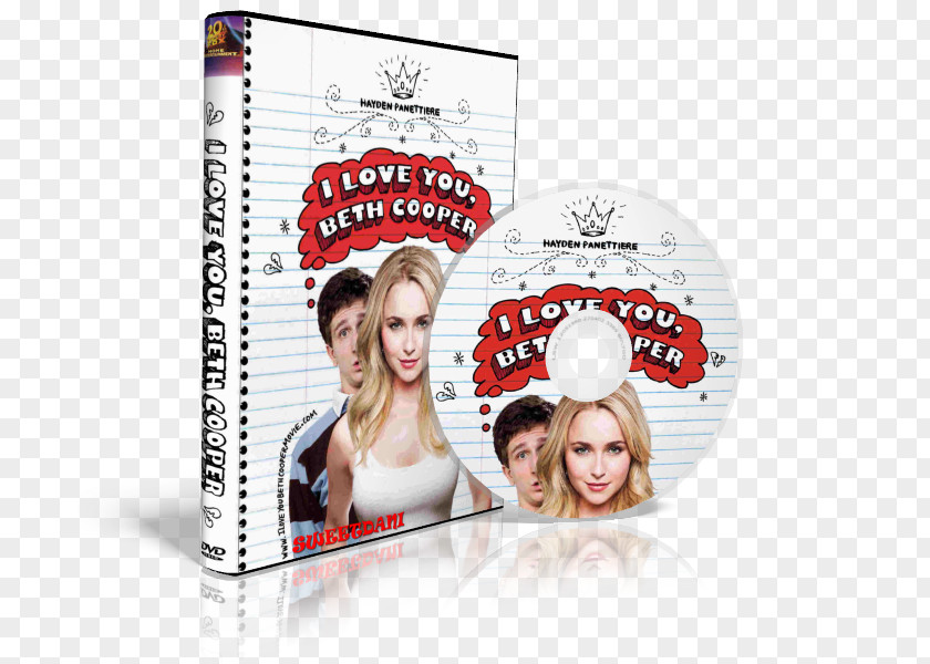 Hayden Panettiere I Love You, Beth Cooper Brand Font PNG