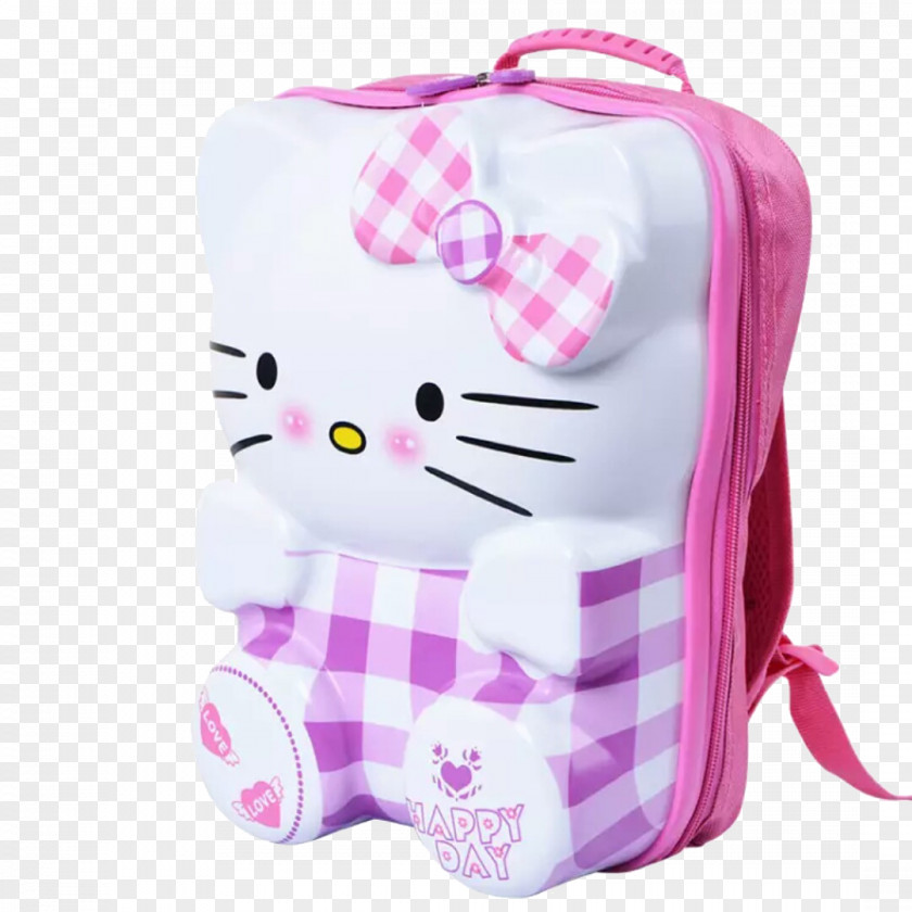 Hello Kitty Suitcase Cat Travel PNG