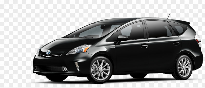 Hybrid Taxi 2014 Toyota Prius V Compact Car Minivan PNG