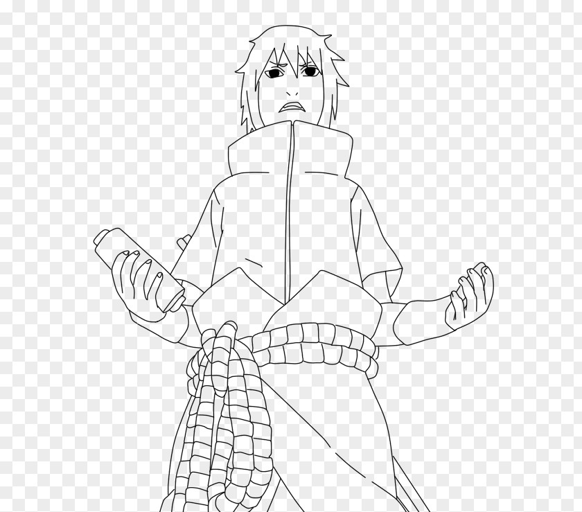 Lineart Naruto Sasuke Uchiha Line Art Shippuden: Vs. Shikamaru Nara Drawing PNG