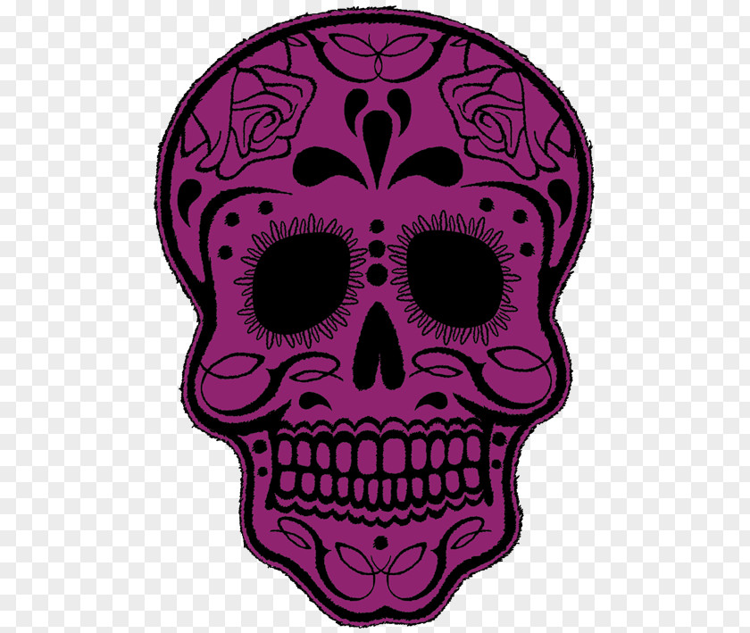 Skull Pricing Wildside Purple PNG