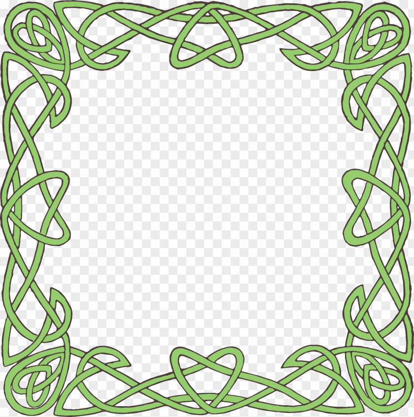 Border-design Black Borders And Frames Celtic Knot Celts Clip Art PNG