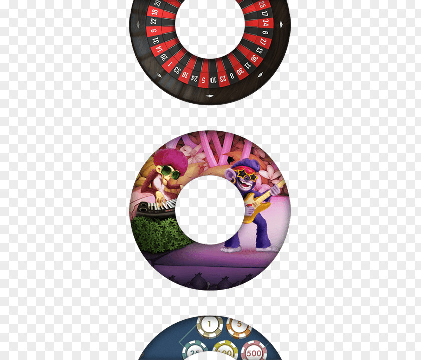 Circle Compact Disc Wheel PNG
