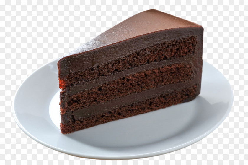 Delicious Cake Triangle Flourless Chocolate Sachertorte Brownie Torta Caprese PNG
