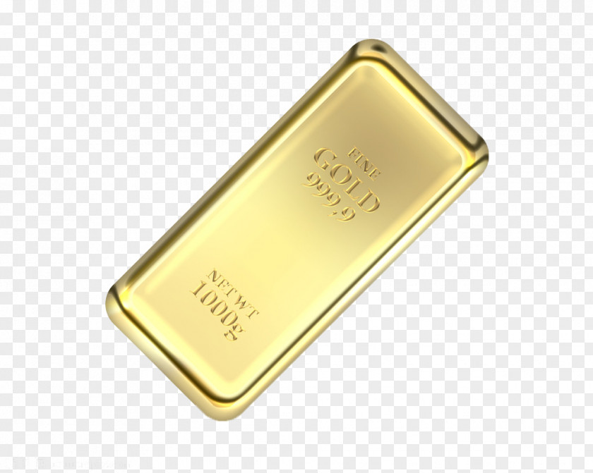 Gold Bar Bullion PNG
