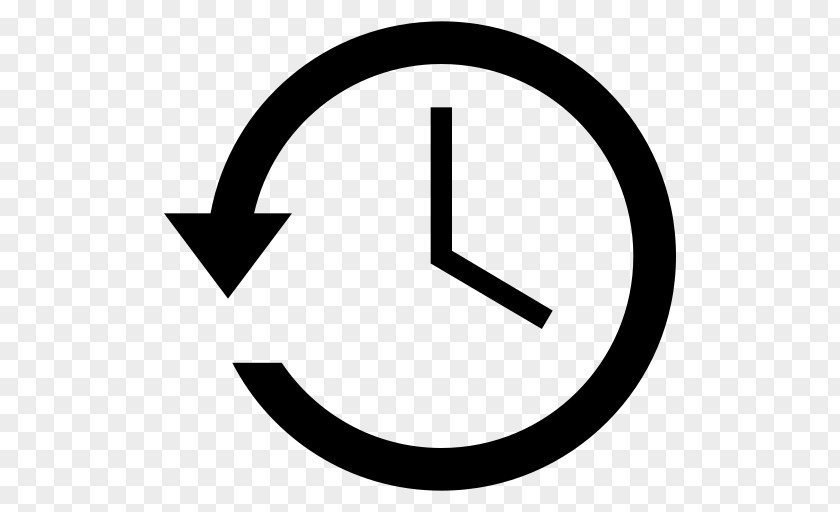 Rotating Arrow Symbol Clock PNG