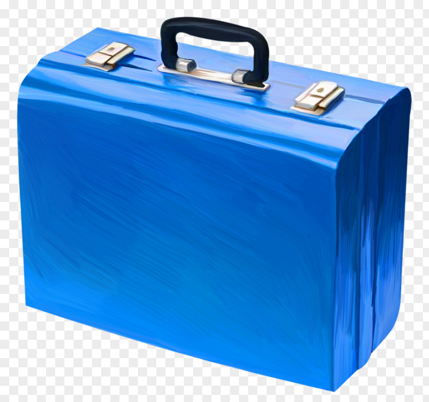 Suitcase Blue PNG