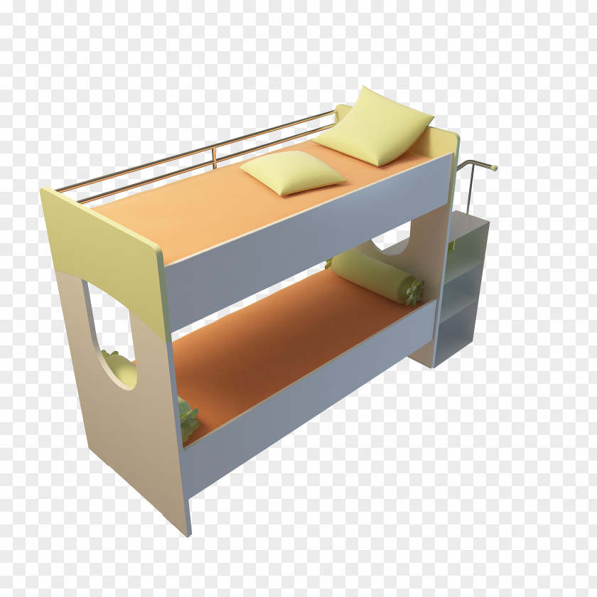 White Dorm Bed Dormitory Bunk PNG
