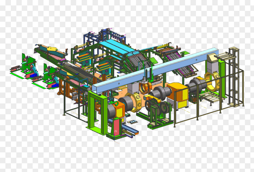 Winding Lines Machine Car Tire Manufacturing Vehicle PNG